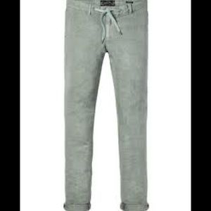 Scotch & Soda light green chinos